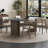 Heimdal Nordic light luxury rectangular dining table-688084233