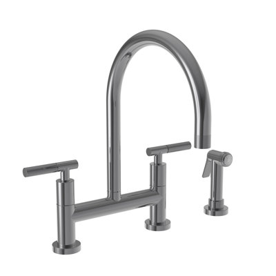 Muncy Kitchen Bridge Faucet with Side Spray