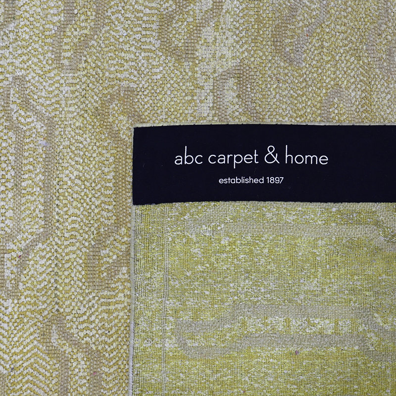 Alchemy Contemporary Wool Silk Blend Rug, Gold, Rectangle 5'10" x 9'3"