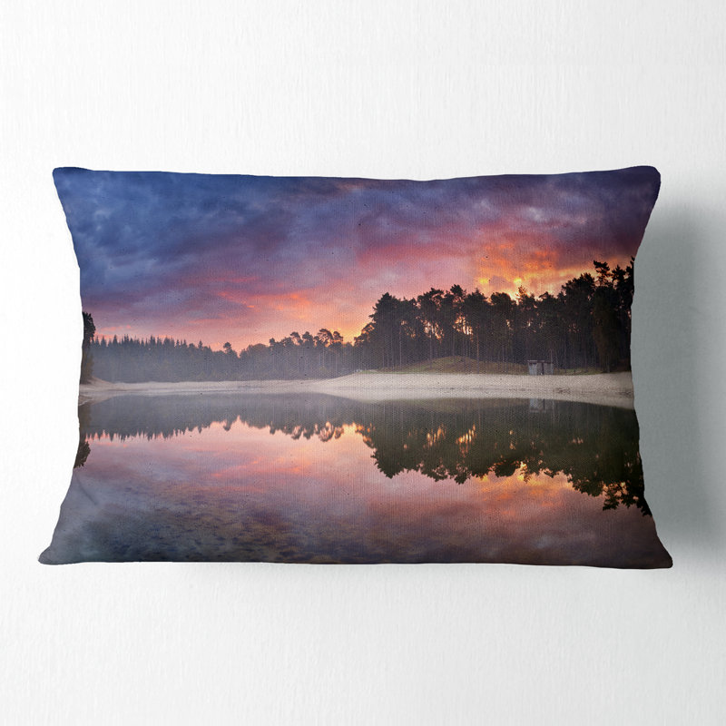 Coussin Schafer Landscape Quiet Lake