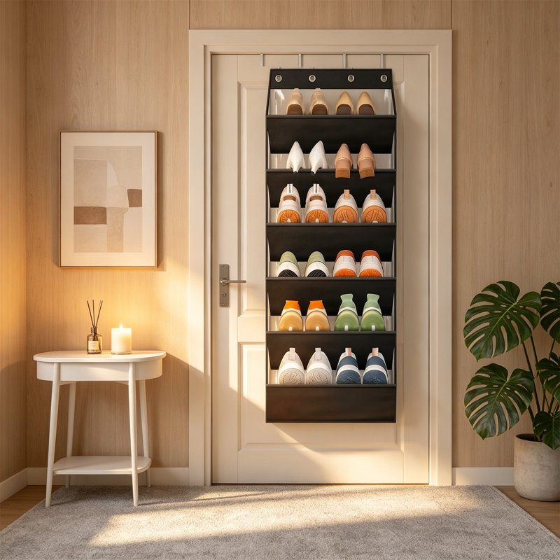 10 Pair Hanging Shoe Organiser