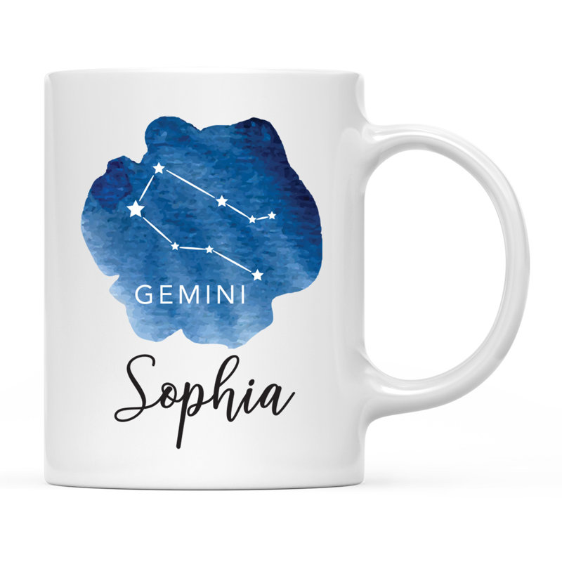 Ceramic Coffee Mug, Gemini, Yes
