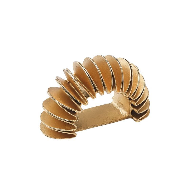 Demilune Napkin Ring In Gold