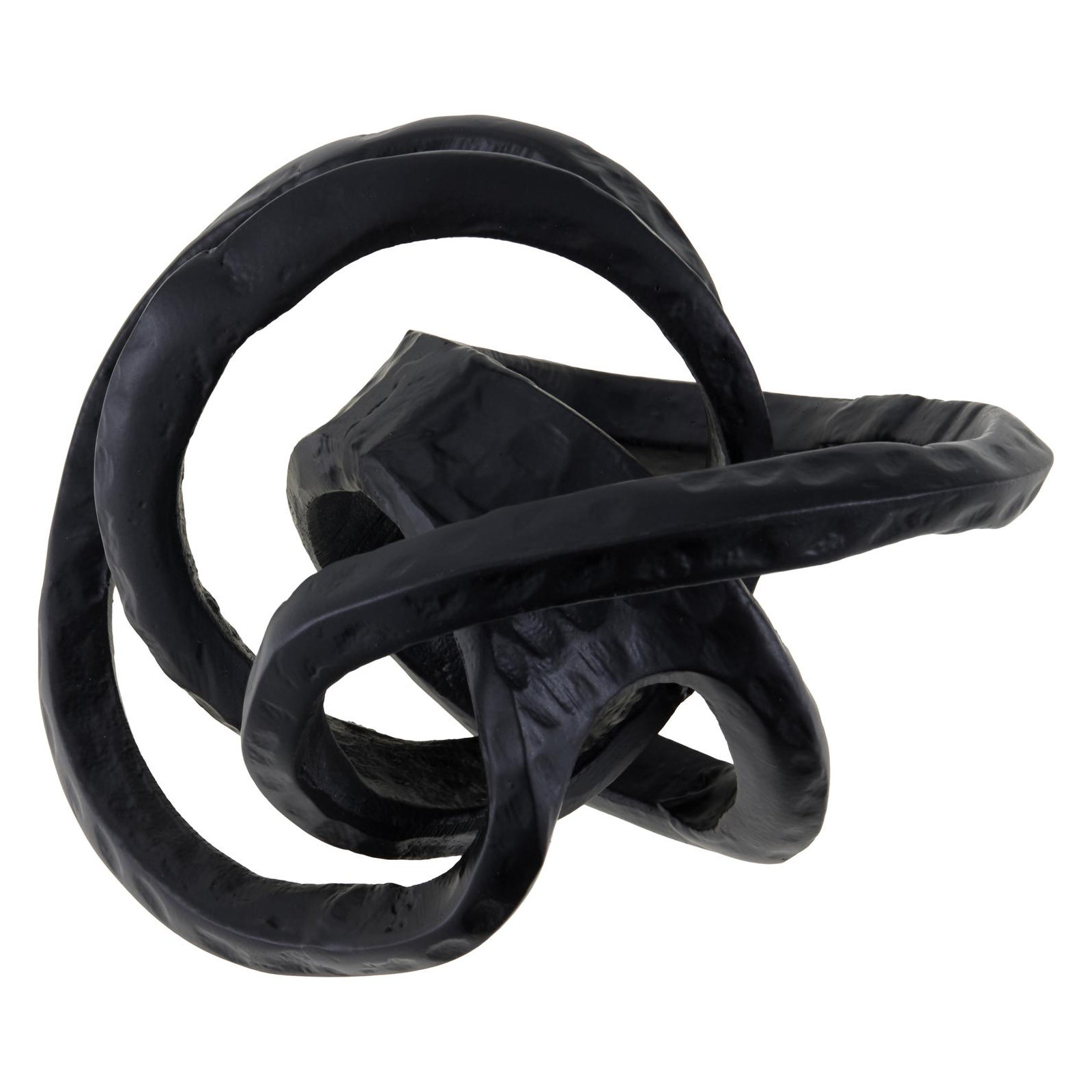 Nebi Decorative Sculpture, 7" H x 7" W x 7" D, Black