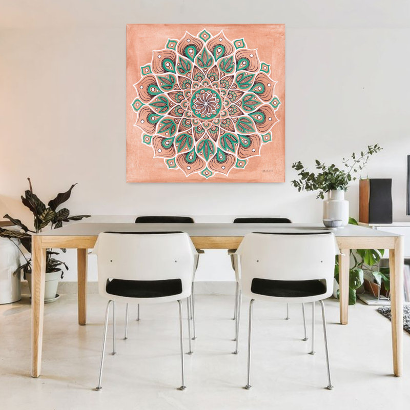 Spirale mandala, H 36 po x l 36 po