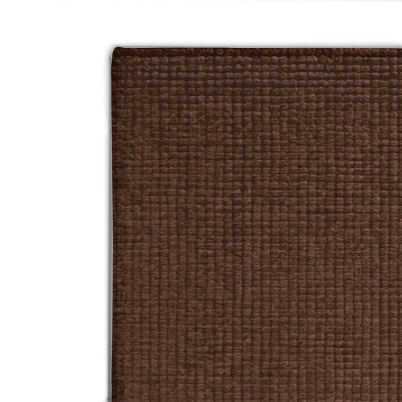 Tapis brun uni d'intérieur et d'extérieur, Rectangulaire 2 pi x 3 pi