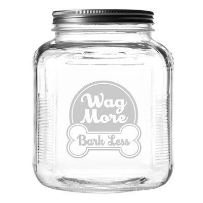 Pot à friandises pour animaux 2,7 lb Wag More Bark Less