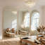 Très grand miroir de plancher arqué sans cadre pleine longueur avec support, miroir mural ou incliné pour chambre à coucher, salle de gym à domicile, salon, entrée-293024600-293024603