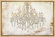 Bright Gold Crystal Glam Chandelier Light Pictures Large Vintage Décor Framed Canvas Print Wall Art