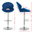 Ensemble de 2 tabourets de bar réglables avec dossier et repose-pieds, chaises de bar à hauteur de comptoir pour cuisine, pub-1968516526