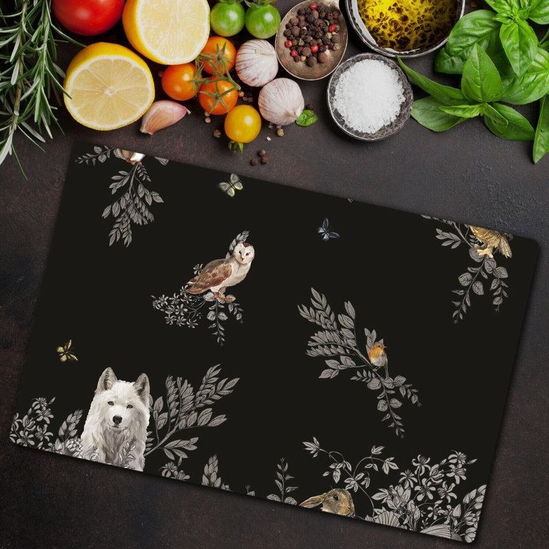 Clarkshire Tempered Glass Chopping Board, 52cm x 60cm