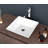 16X16 Inch White Ceramic Square Vessel Bathroom Sink
