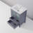 Bath Vanity with White Ceramic Top