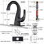 Robinet de salle de bains monotrou avec ensemble de drainage-64129680
