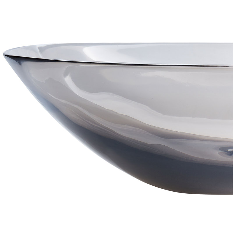 Ivy Bronx Chanoch Solid Surface Oval Sink, Black