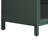 Modern Three Glass Door Cabinet With Four Storage, Dark Exterior Contemporary Versatile Storage Options-468413003-468413000