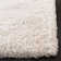 Solid Colour Machine Woven Polypropylene Area Rug in Cream