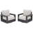 Outdoor Aluminum Swivel Chair（set Of 2）-1514743648-1514743654