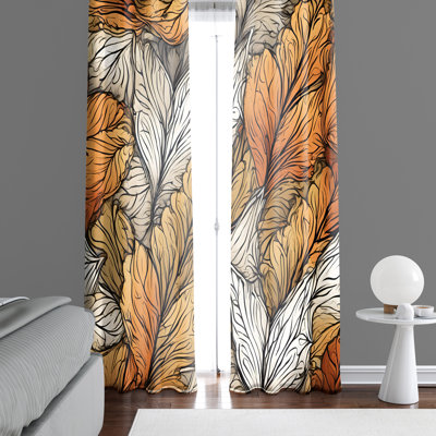 Semi Sheer Curtain Pair