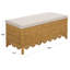 Banc Manon Scallop avec coussin-1768061067