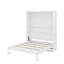 Lit escamotable double avec tablettes