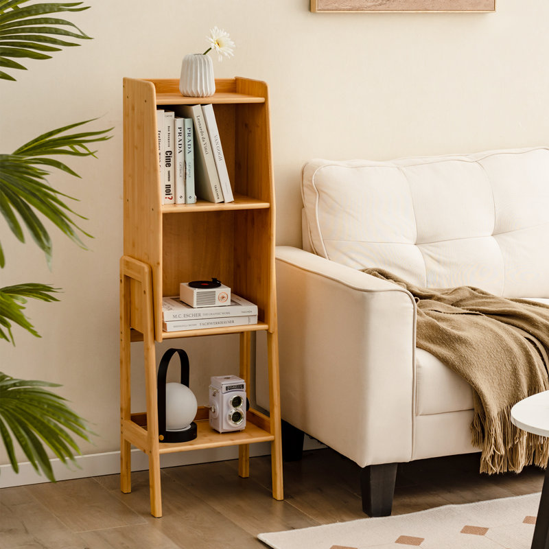 Myrlande 80cm H x 37cm W Solid Wood Standard Bookcase