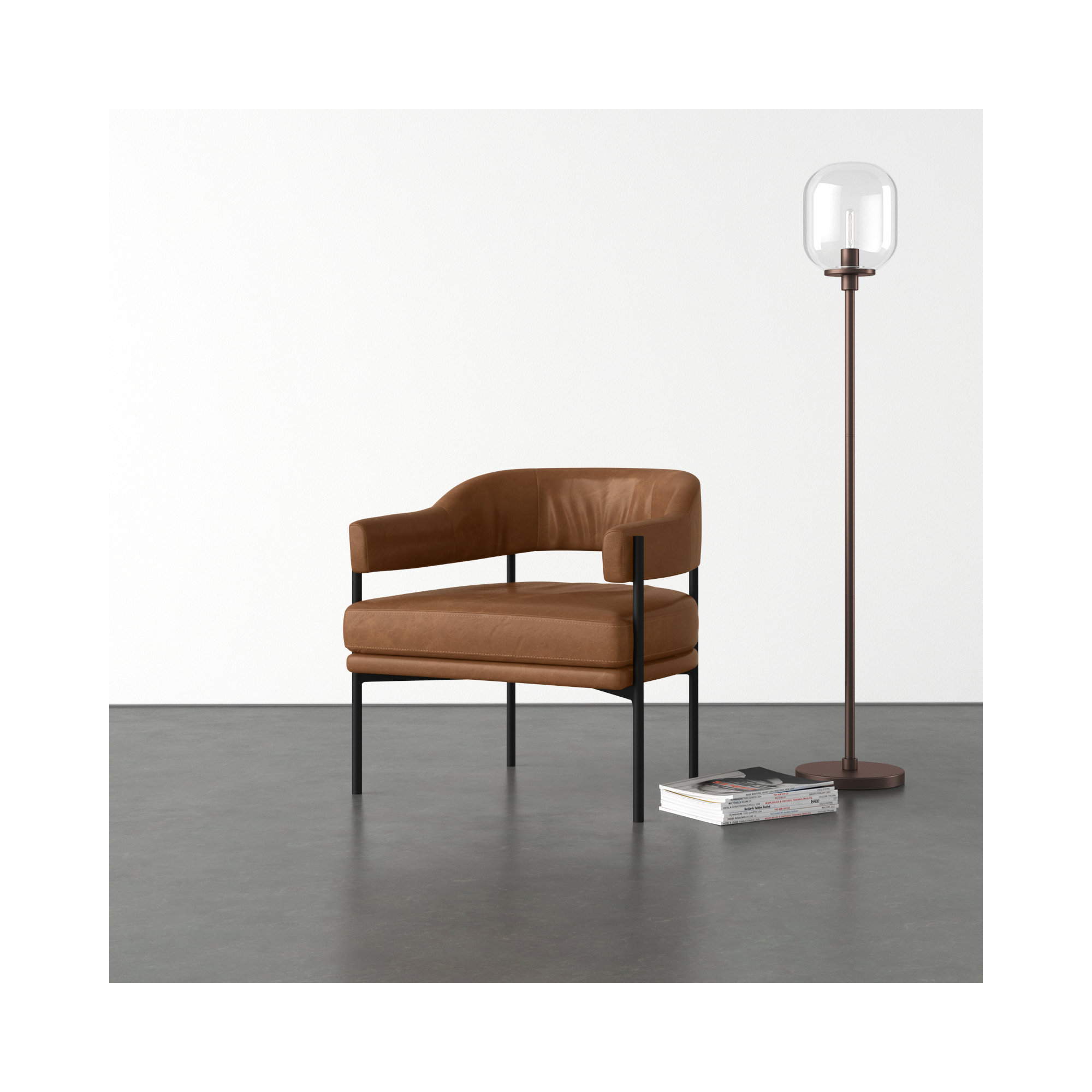 Upholstered Barrel Chair