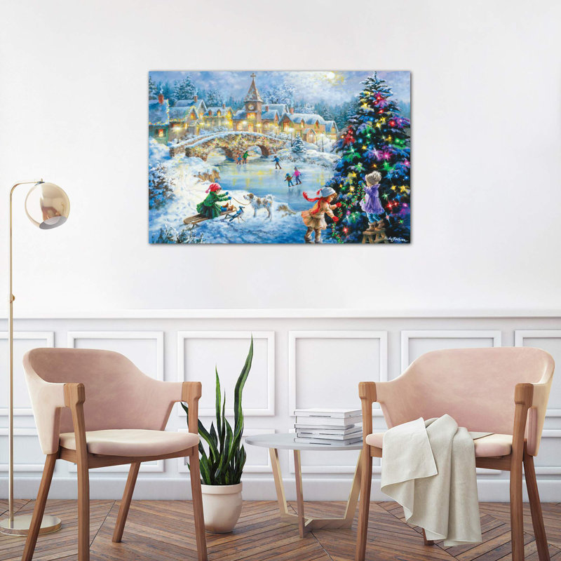 Joyful Celebration by Nicky Boehme - Painting on Canvas, 101.6 cm H x 66.04 cm W x 1.91 cm D, Wrapped Canvas