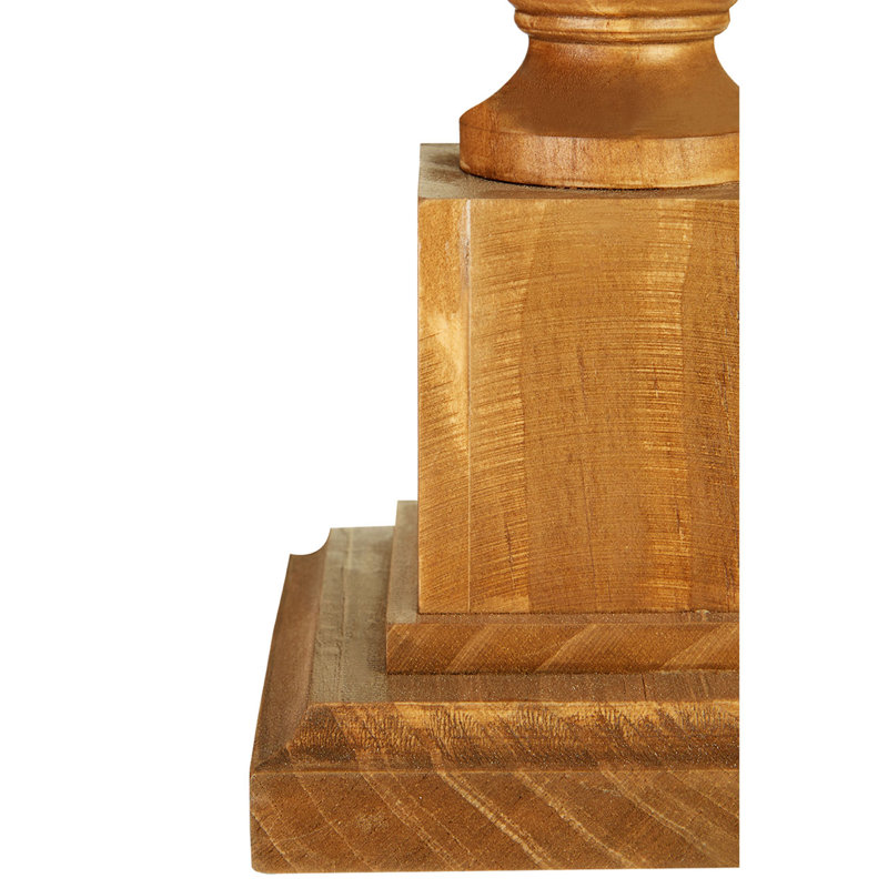 Candle Solid Wood Table Lamp