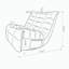 Chaise berçante en cuir-88579943