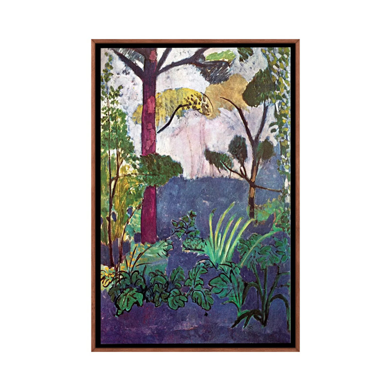 " Moroccan Landscape (1913) " by Henri Matisse, Classic Wood Framed Canvas, 26" H x 18" W x 1.5" D