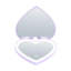 Miroir compact Amour
