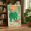 Bear In Woodland Rustic - Print-136721952-136721950