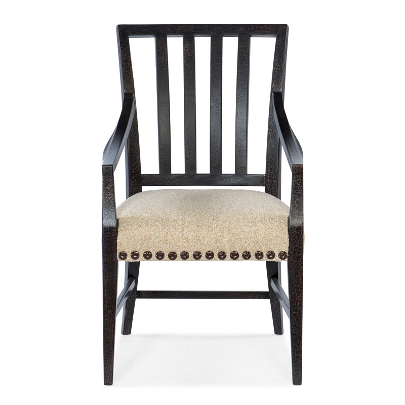 Big Sky Upholstered Arm Chair, Black