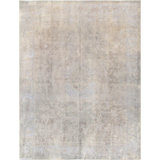Canvello Overdyed Wool Light Blue Rug - 9'5" X 12'7"