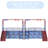 Leonide Brown Cherry / Cream Panel Bed