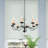 Analycia 8 - Light Steel Dimmable Classic / Traditional Chandelier
