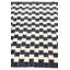 Tapis noir et blanc Noor