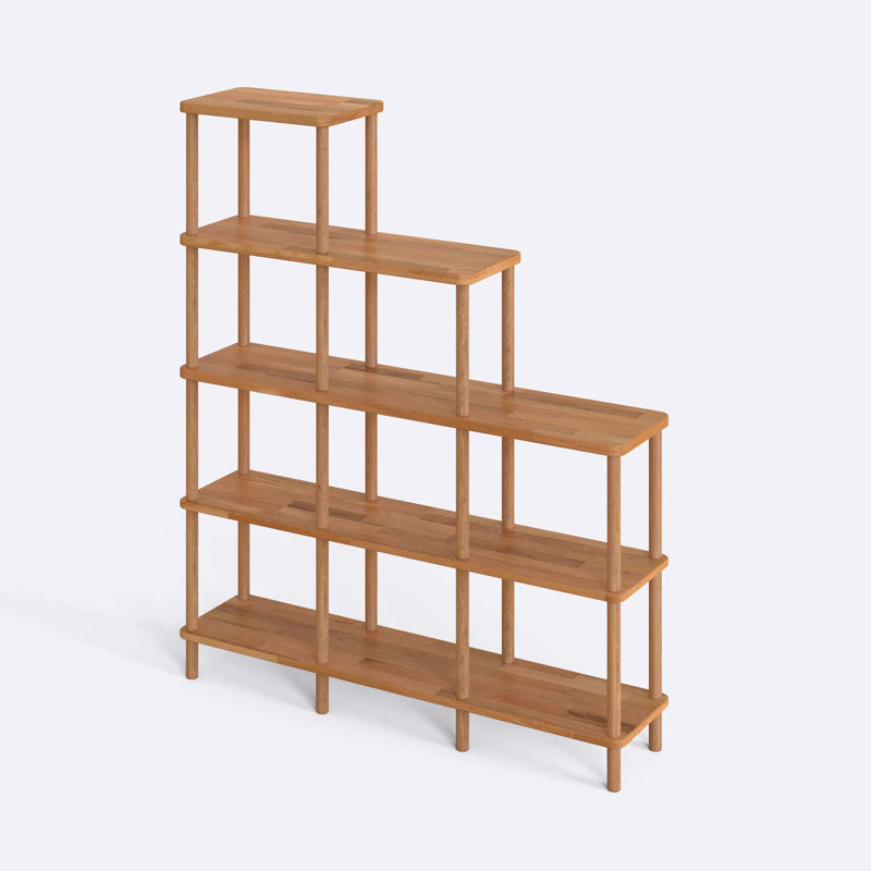Loon Peak Lincoln Solid Wood Bookcase - Stylish Storage