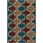 Zack Brown/Red/Blue Area Rug-26961648