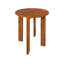 Table de bout en bois massif 3 pieds Daleia