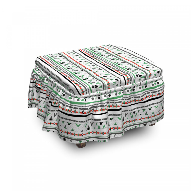 Housse pour repose-pieds traditionnel boho hippie