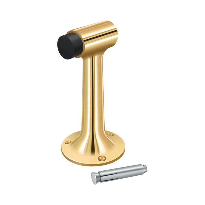 Door Stop, PVD Polished Brass