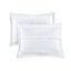 Ensemble de literie en microfibre 5 pièces - très grand, blanc, chic décontracté, édredon à volants