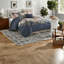 Ensembles de literie en coton bleu marine de qualité supérieure, style pour la maison