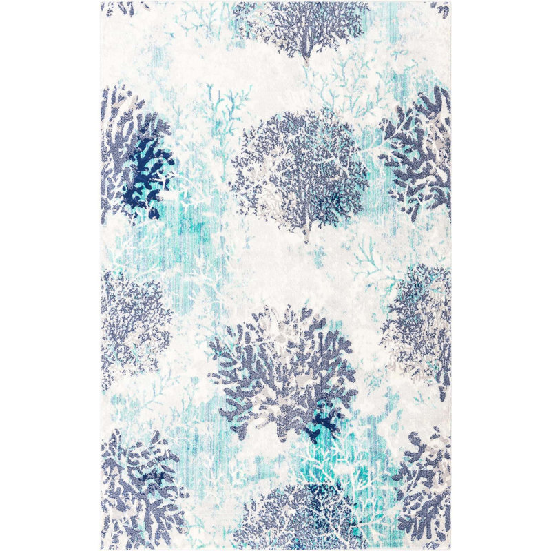Sutter Polypropylene Plastic Rug, Rectangle 5'3" x 8'