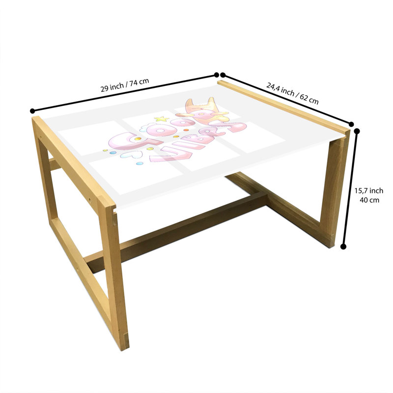 Jagjot Sled Coffee Table, 62cm H x 74cm W x 40cm D