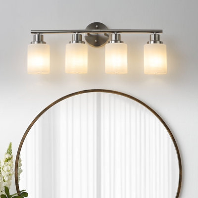 4-Light Modern Bathroom Vanity Light