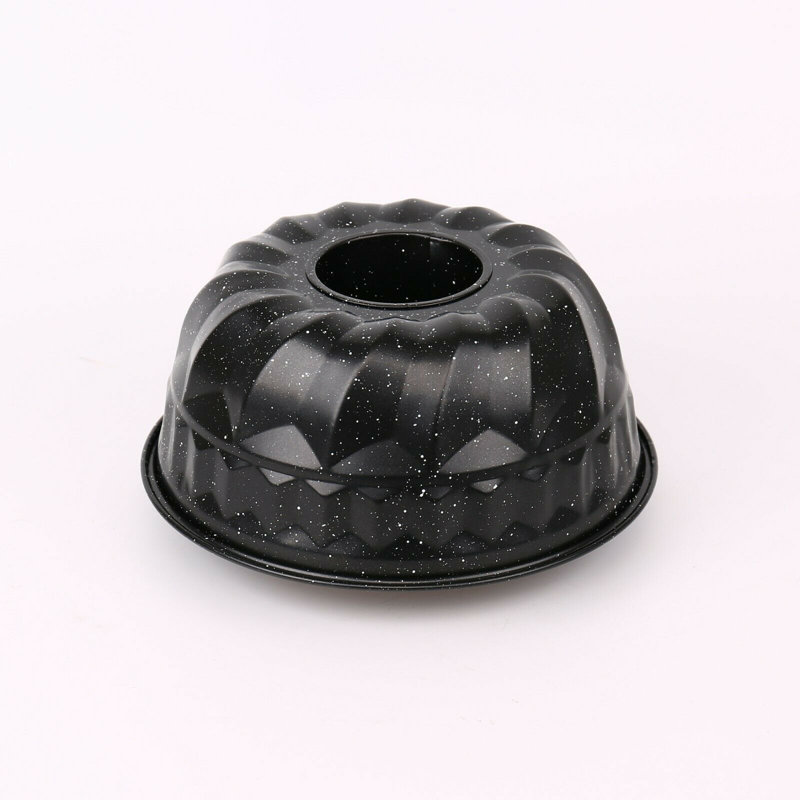Symple Stuff Laititia Fluted Cake Pan, Black
