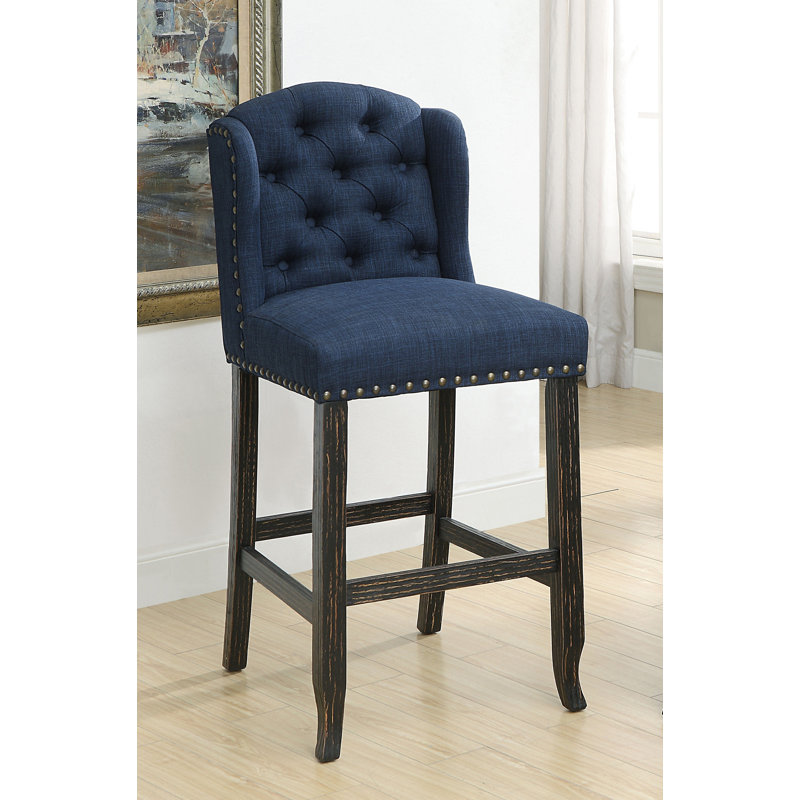 Tabouret court 19 po Layla-Jayne, Noir